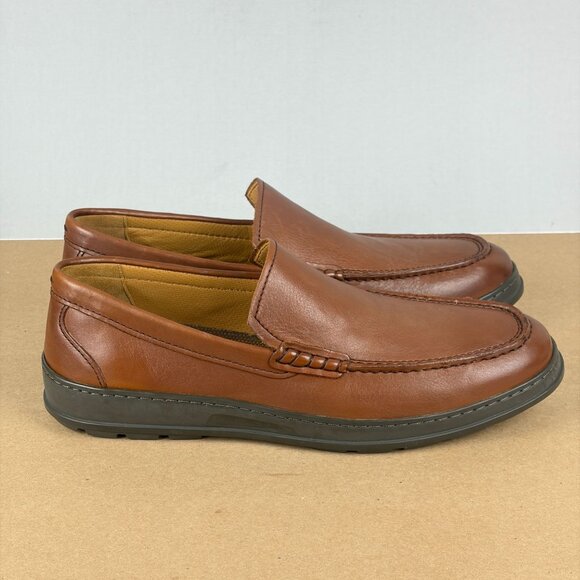 Cole Haan Grandseries Hamlin Traveler Leather Loafers Mens 12 Brown Slip On - Picture 3 of 10